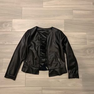 Zara faux leather jacket